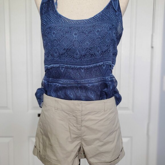 100% COTTON CARGO SHORTS Chocolate Brown SZ 6 - Picture 14 of 16